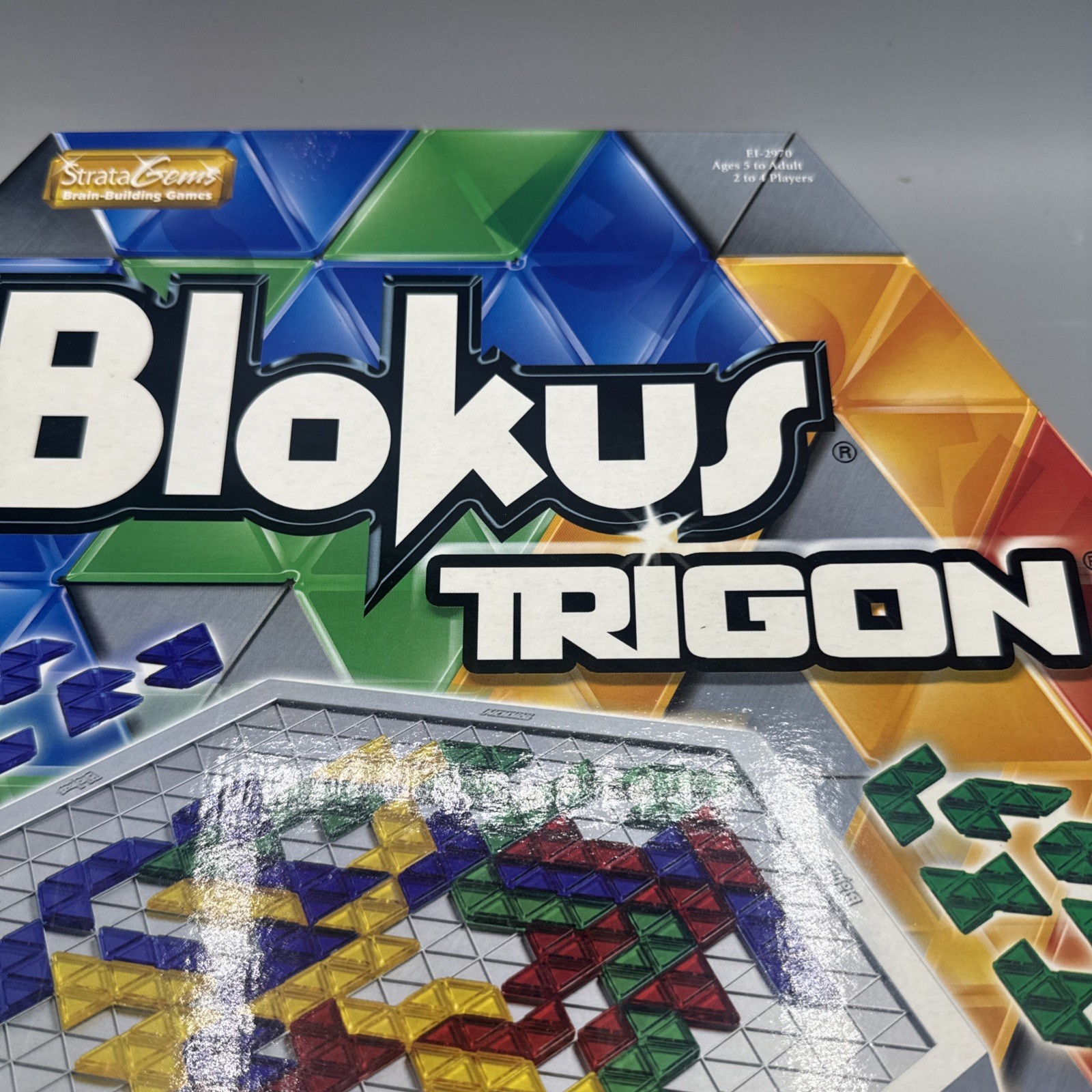 Blokus Trigon Triangular Strategy Board Game 2006 Educational Insights COMPLETE