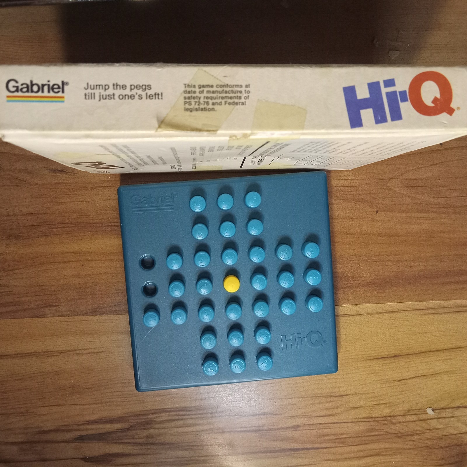 Gabriel HI-Q #7120 Solitaire Favorite Travel Game – InComplete Vintage pls read