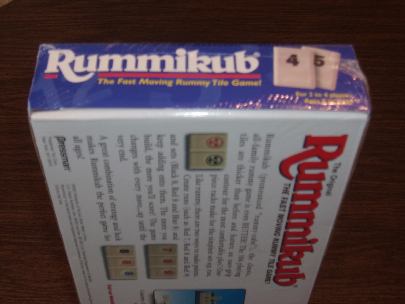 NIB 1997 The Original Rummikub The Fast Moving Rummy Tile Game by Pressman