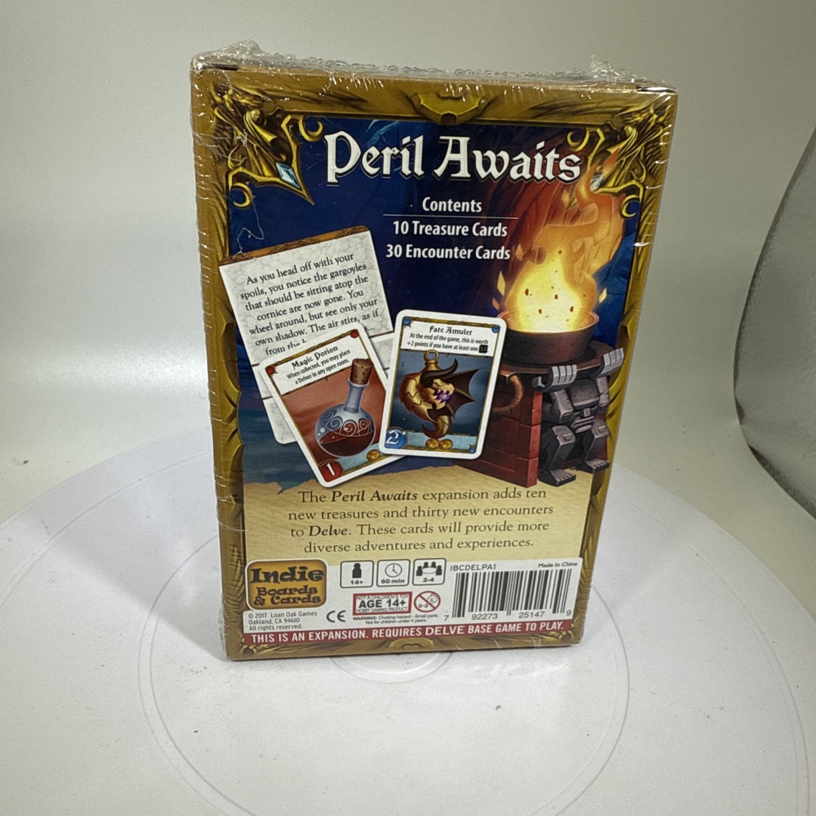 Delve: Peril Awaits Expansion Indie Boards & Cards BRAND NEW ABUGames