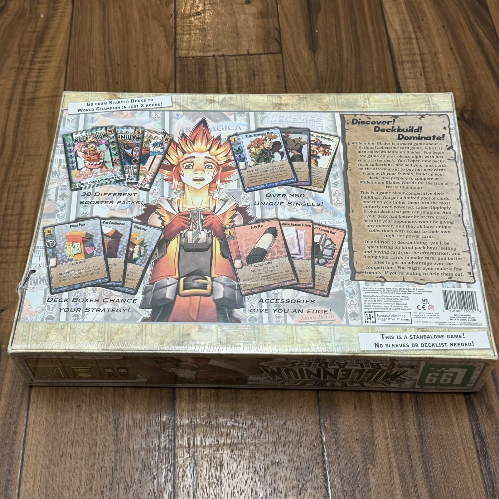 NEW Millennium Blades Board Game Level 99 Games Factory Sealed