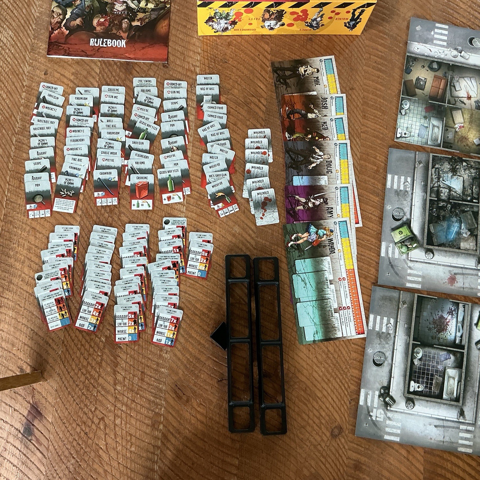 CMON Guillotine Games 2017 Zombicide Base Game New 1st Ed. Complete