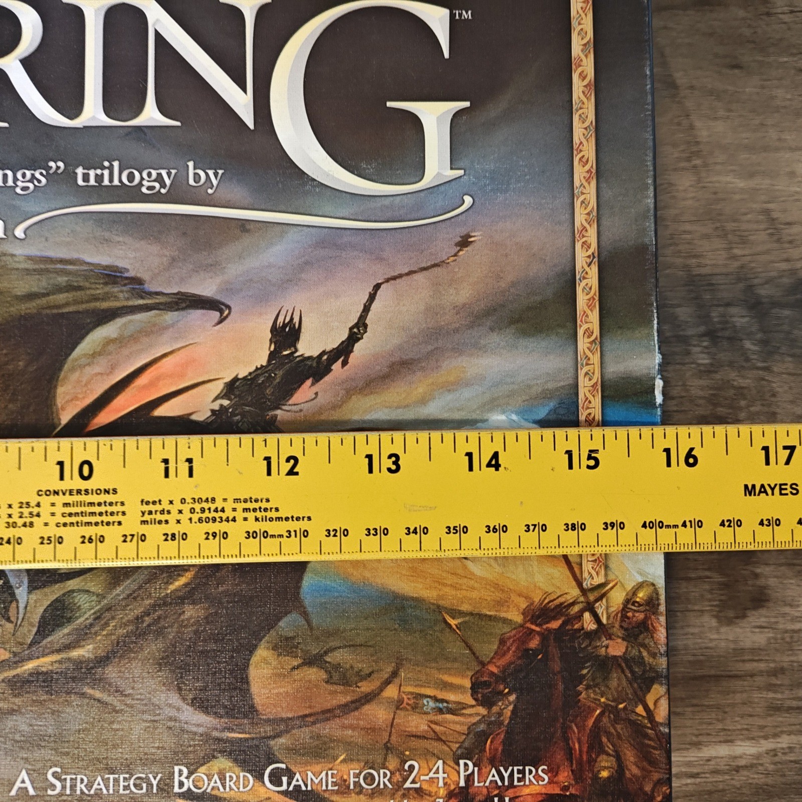LOR Fantasy Flight War of the Ring Board Game Lord of the Rings 1st Ed Strategy