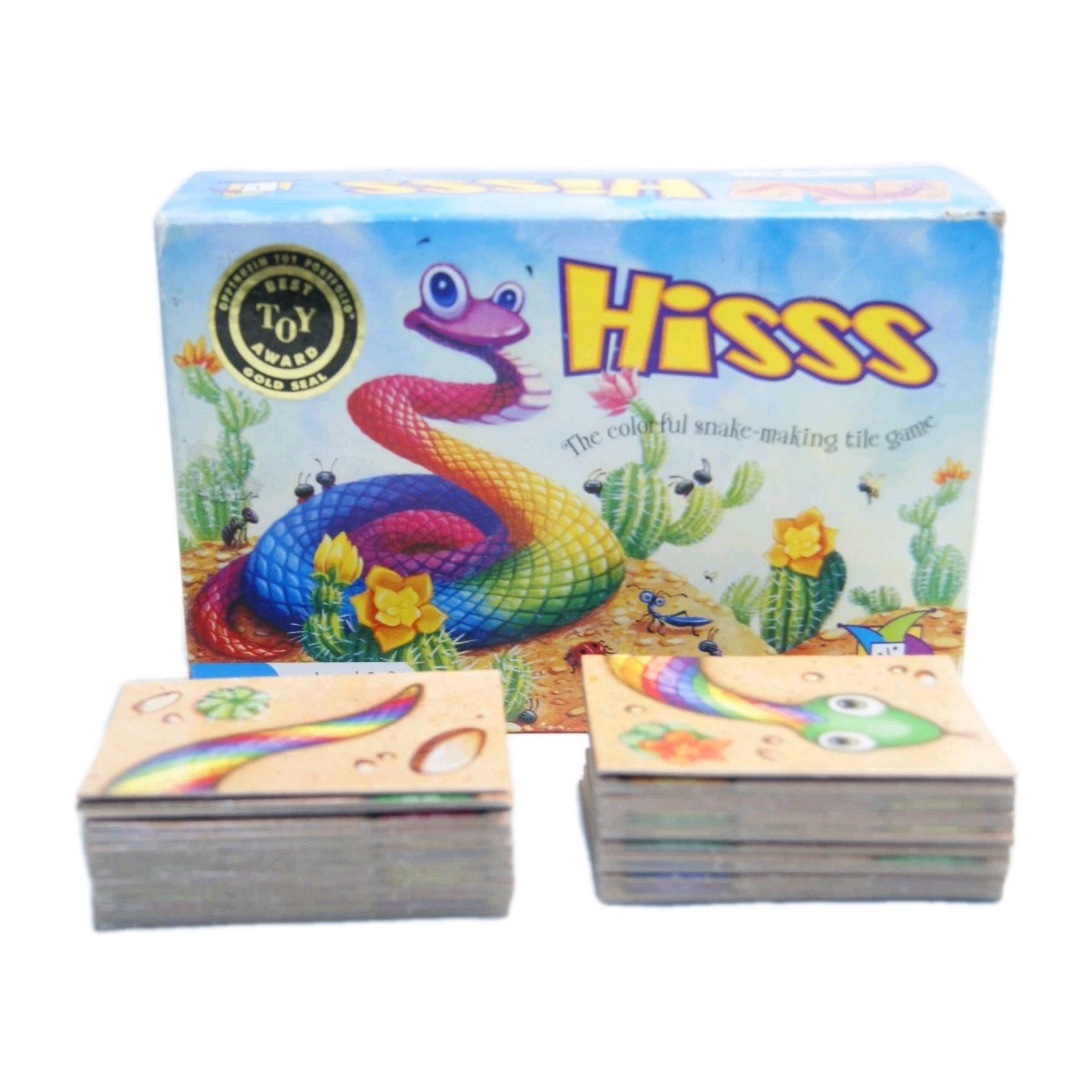 HISSS The Colorful Snake Making Tile Matching Game 2016 Gamewright Complete