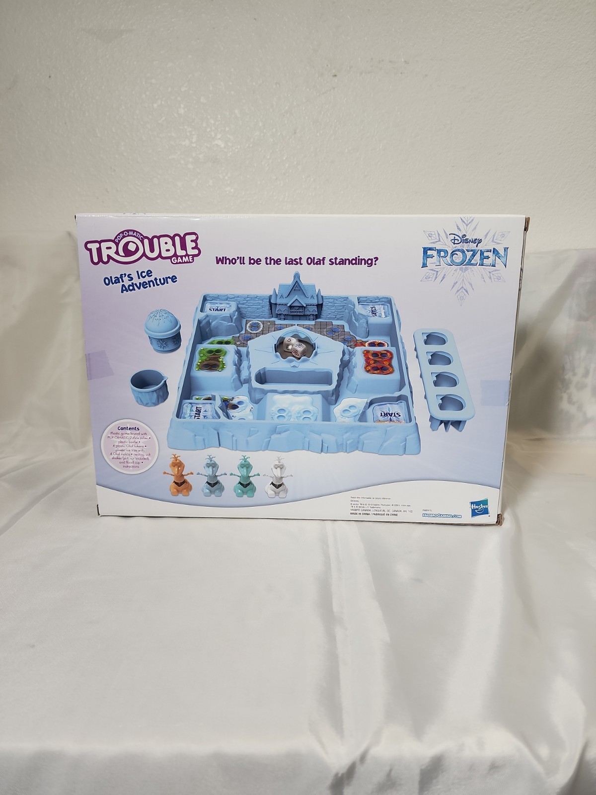 Disney Frozen Pop-O-Matic Trouble Game “Olaf’s Ice Adventure” Family Fun, B-03