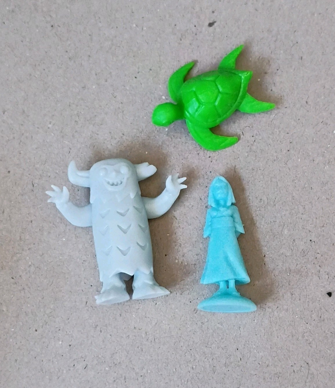 Machi Koro Legacy Replacement Game Figures Set Yokai Princess Turtle 3pc