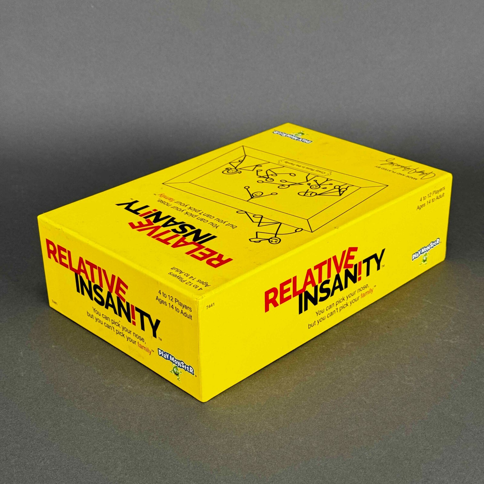Open Box w/ Sealed Cards Relative Insanity Family Game Play Monster Foxworthy