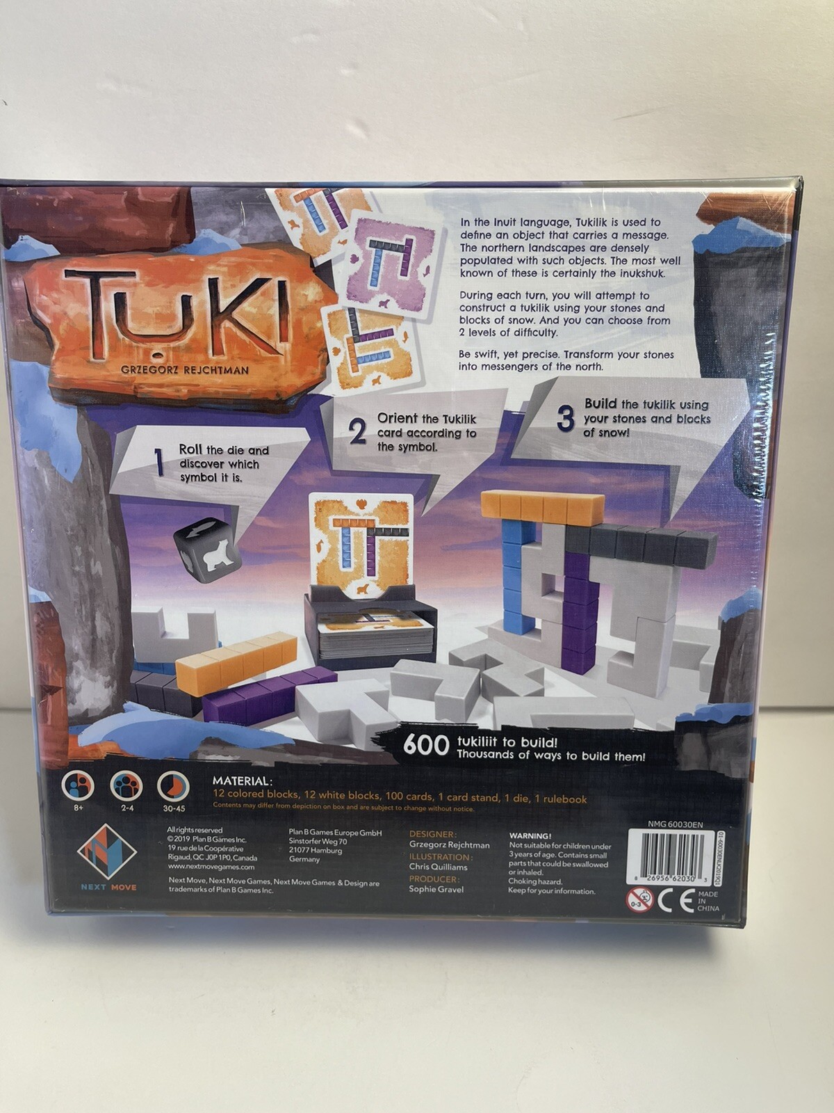 Next Move Games Board Game Tuki Box (New)