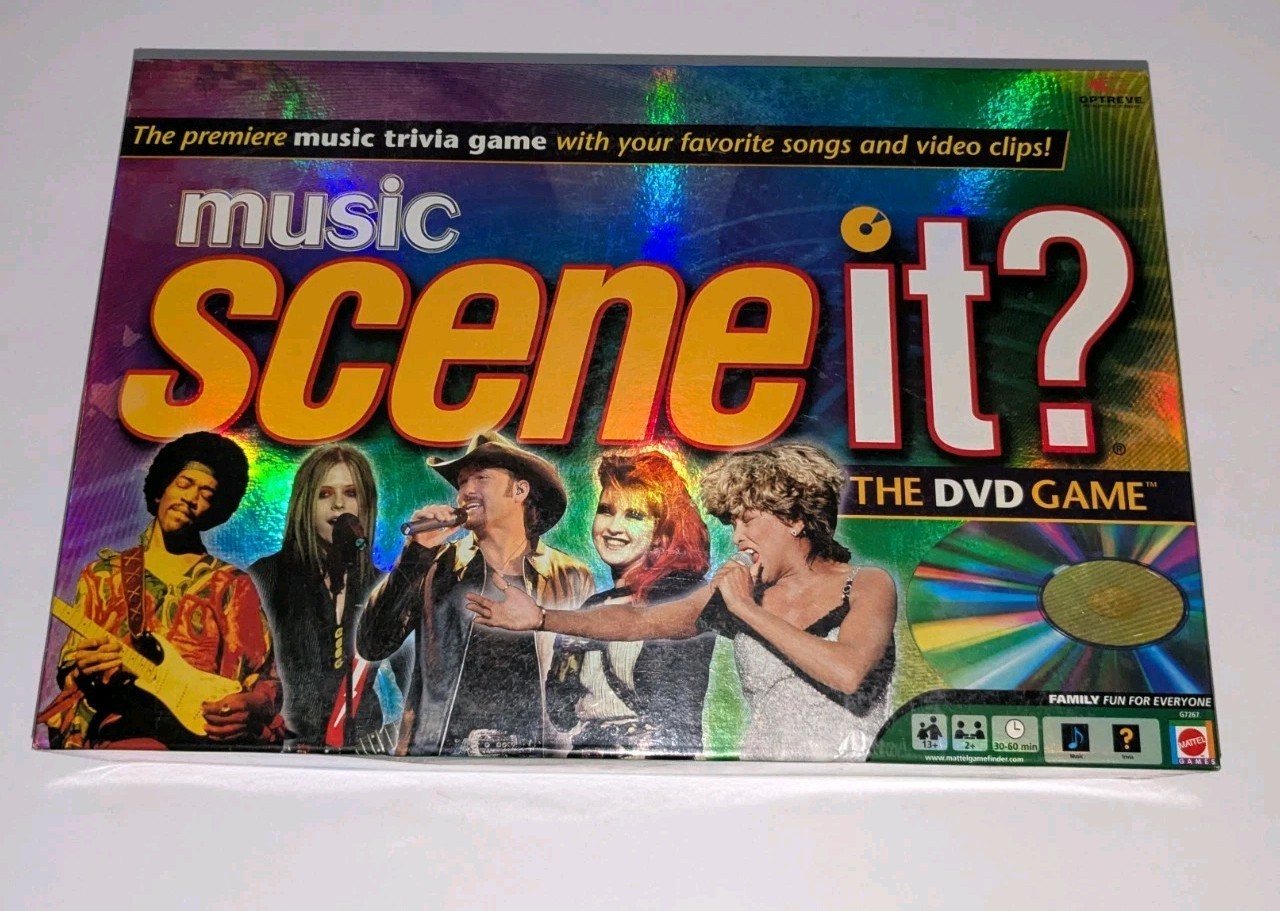 Scene It? Music DVD Game – Music Trivia Game – Free Shipping – Read Description