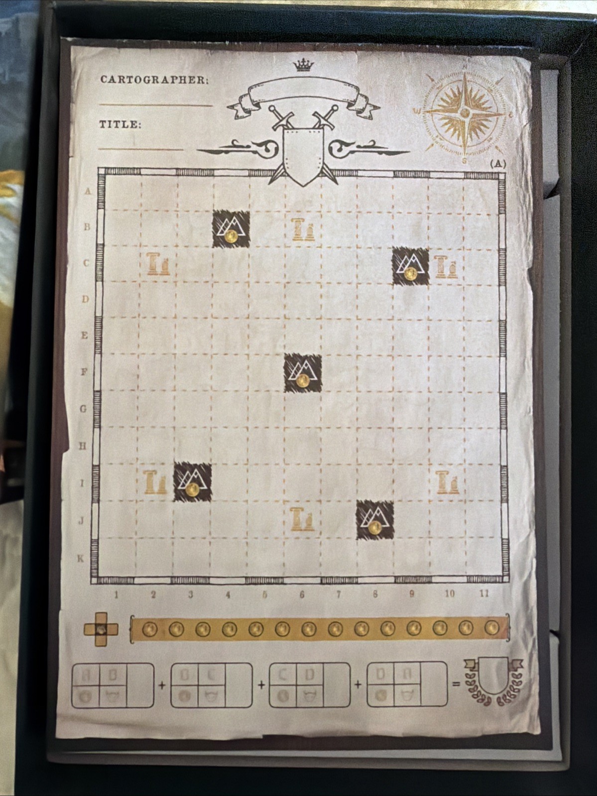 Cartographers: A Roll Player Tale With Skills Mini Expansion & Ambush Expansion
