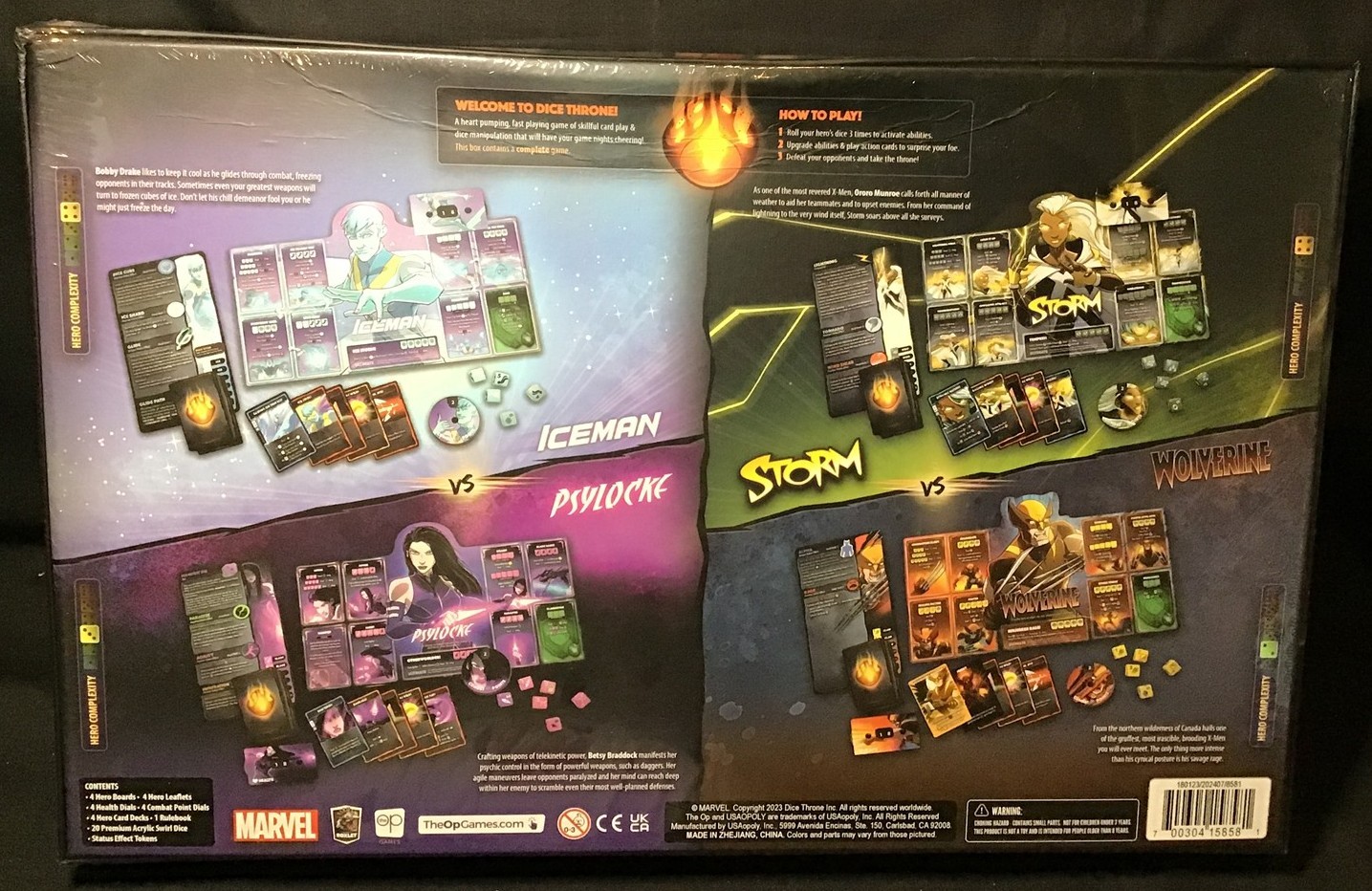 Marvel Dice Throne ~ X-Men Box 1 ~ New ~ OEJ