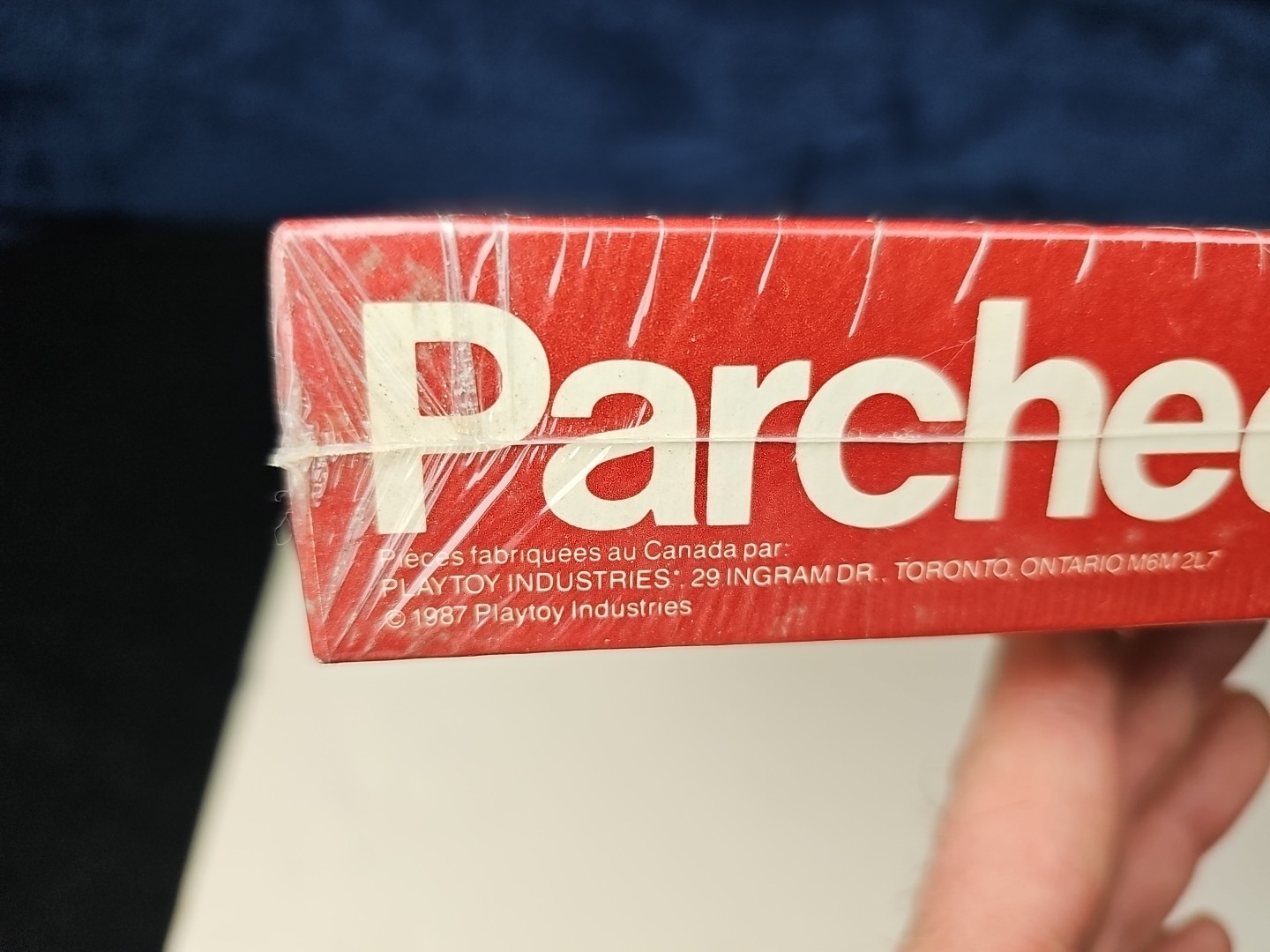 NICE Vintage Parcheesi Board Game 1987 New In Box Sealed NOS Playtoy