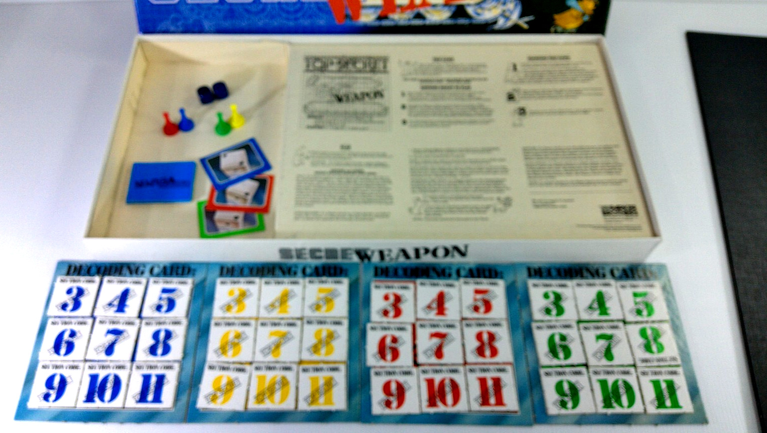 Secret Weapon Boardgame 2-4 Players 1984 Gruver Productions Australia Complete