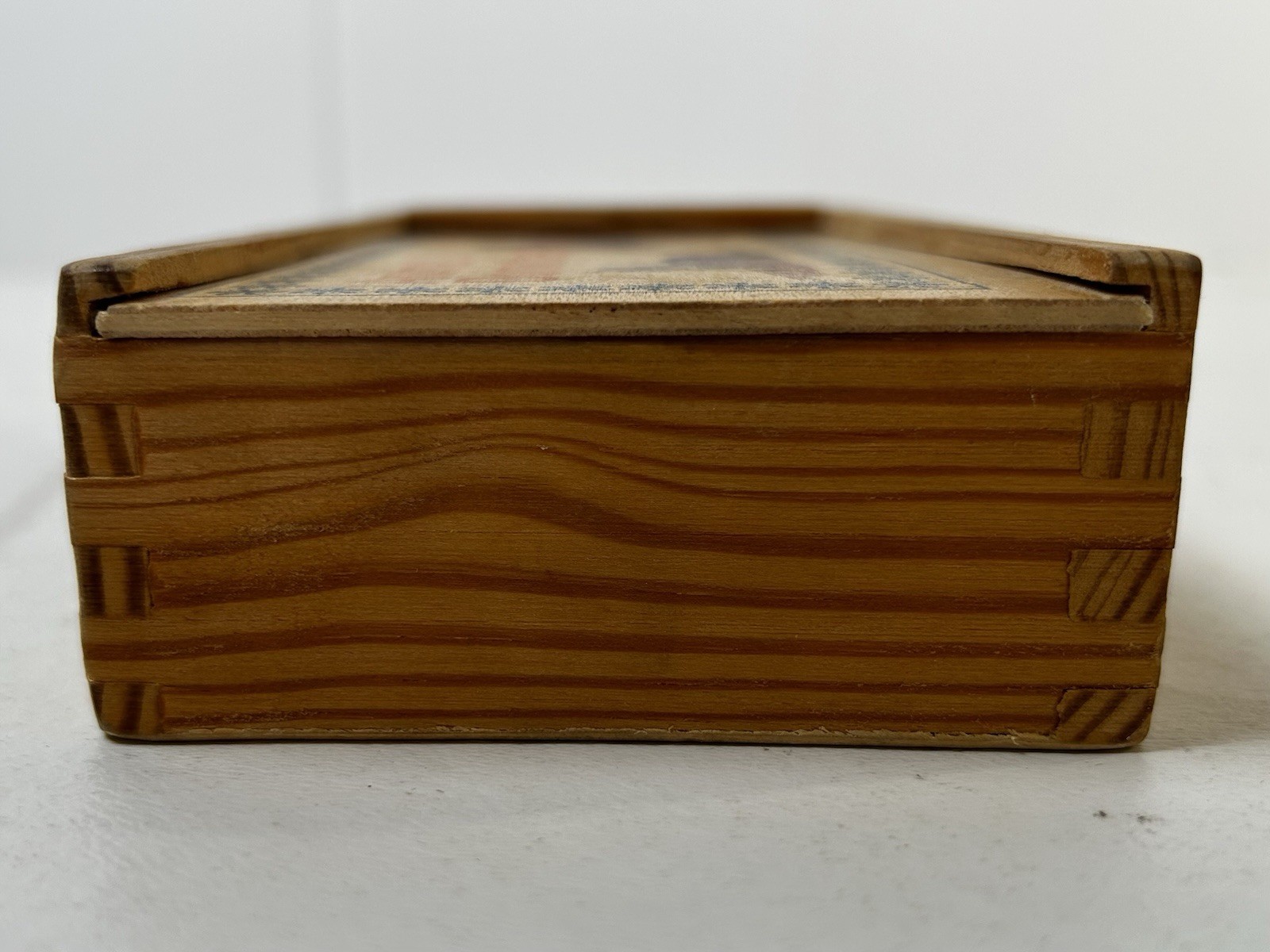 Vintage Wooden African Animal Dominoes 27 Pieces With Wooden Box Case
