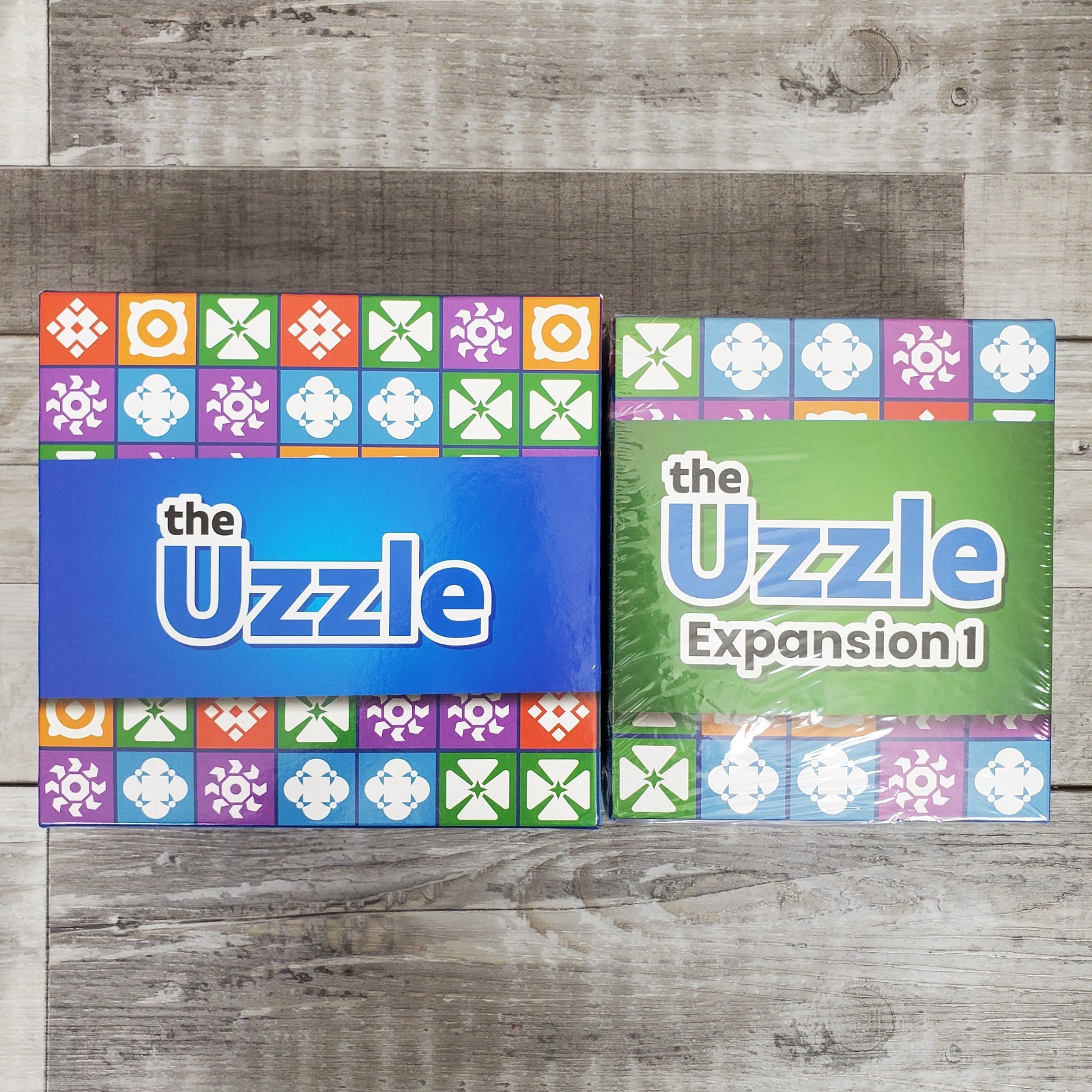 The Uzzle Board Game and Uzzle Expansion 1