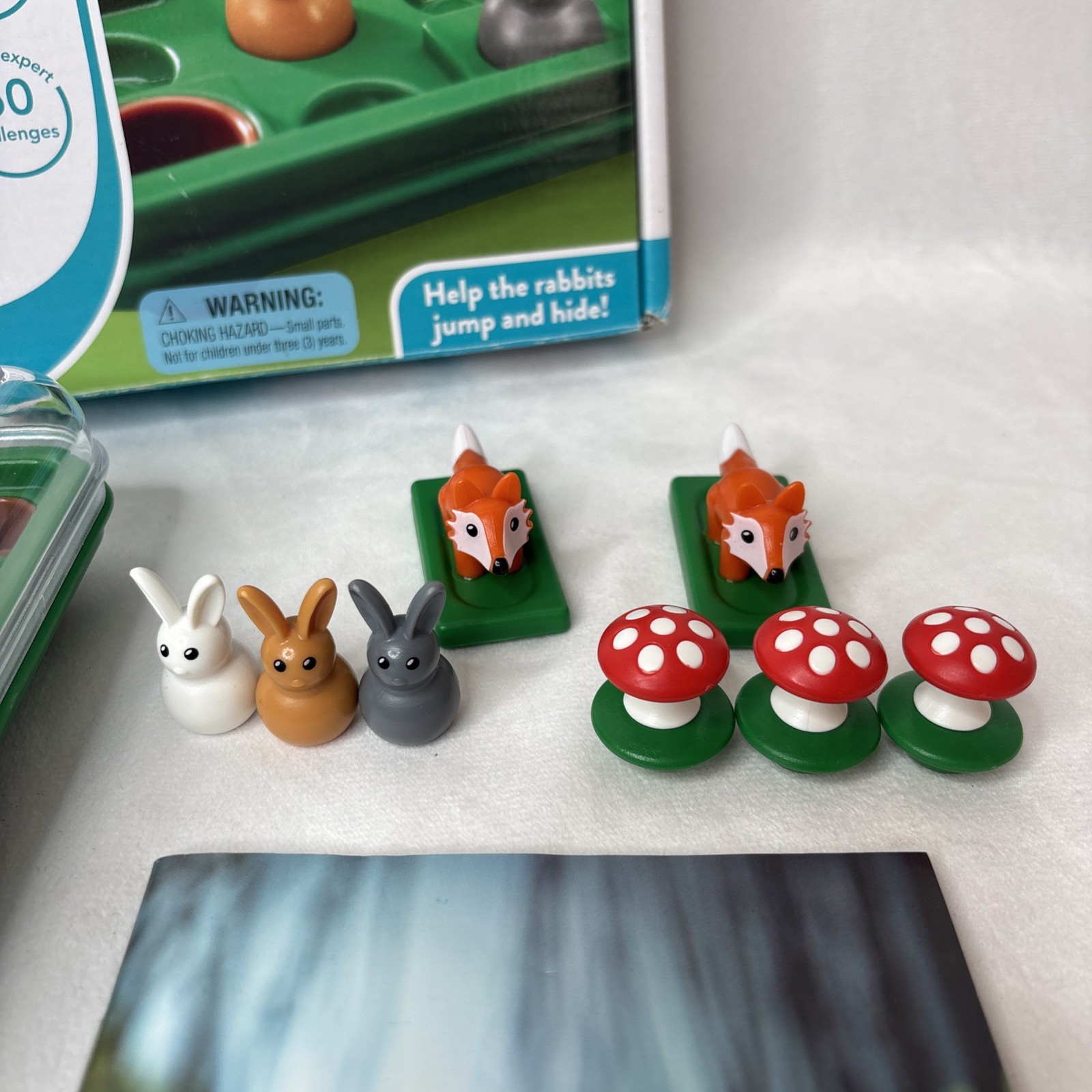 Jump In Smart Games Brain Teaser Game 2016 Complete Fox, Bunny, Mushroom
