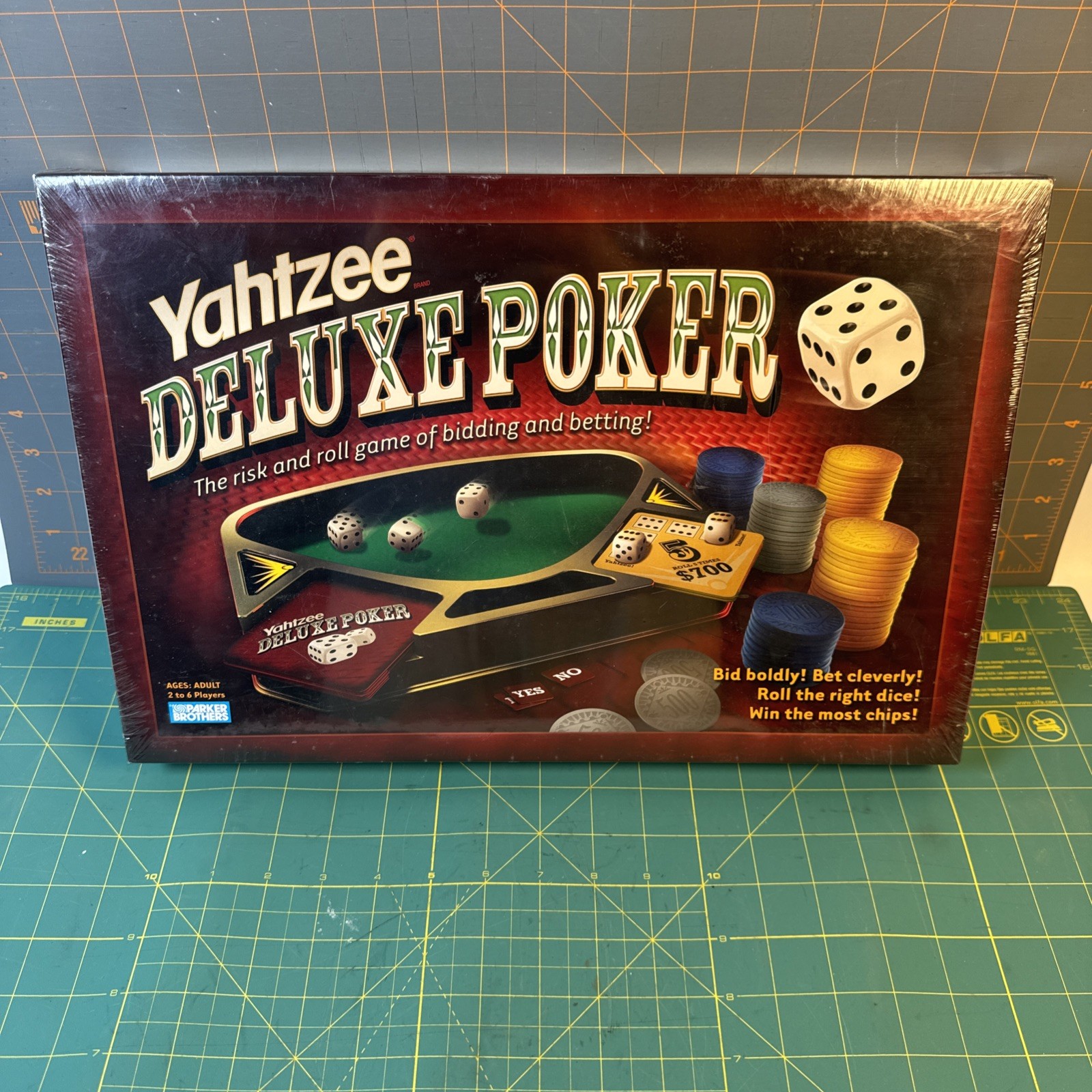 yahtzee deluxe poker Board Game 2005 Parker Brothers/ Hasbro New/ Sealed
