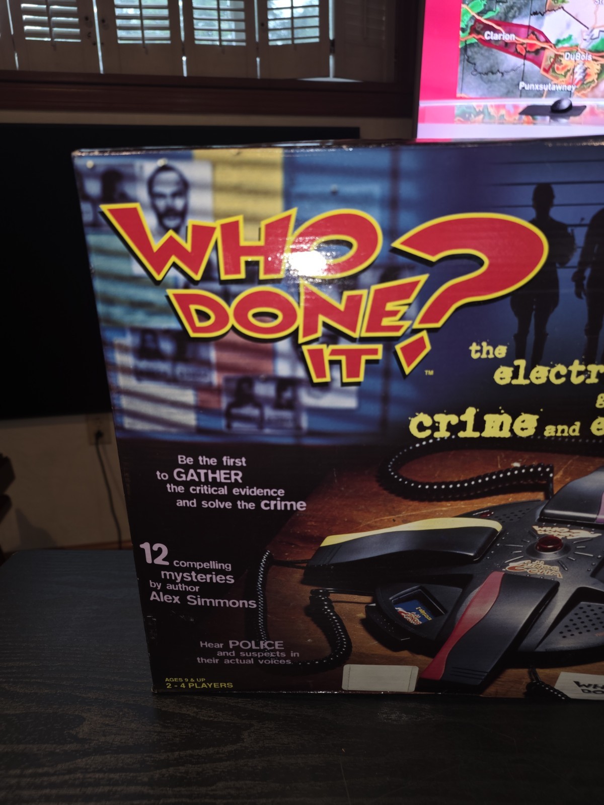 Who Done It? Vintage 1998 Tiger Electronics Crime Game Complete New Sealed
