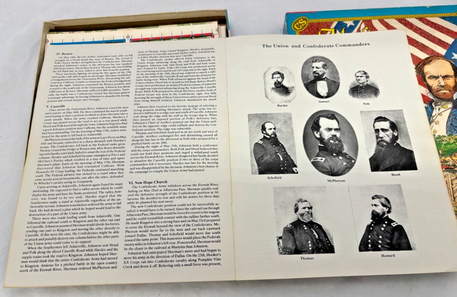 Marching Through Georgia – Clash of Arms 1990 – Complete – Bookshelf Board Game