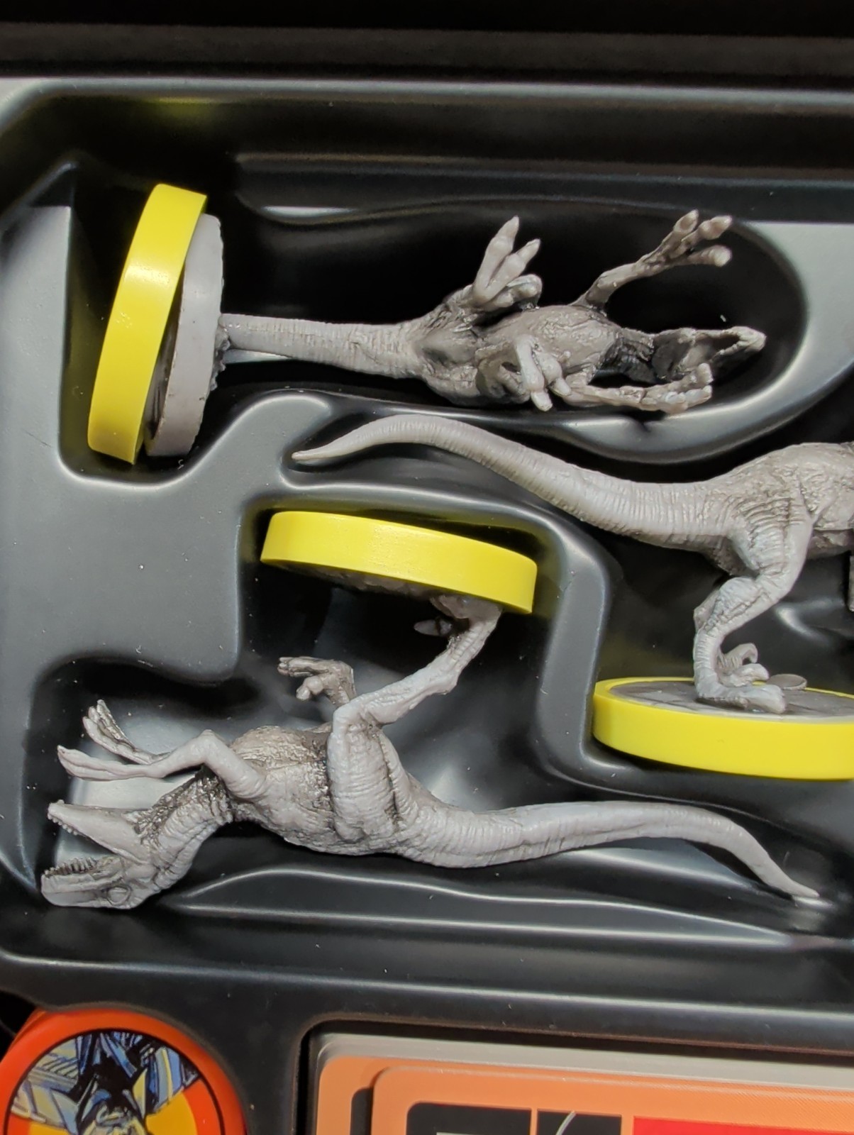 Unmatched Jurassic Park Ingen vs Raptors Board Game Mondo Games COMPLETE