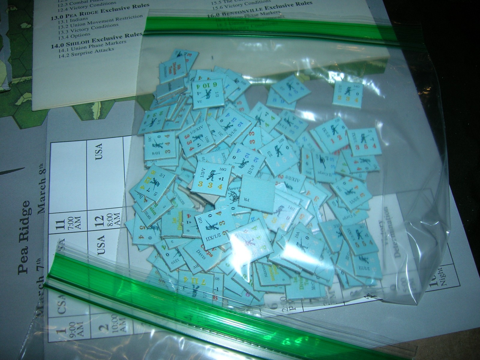 Victory Wargame Across 5 Aprils Bagged Complete ACW 1992
