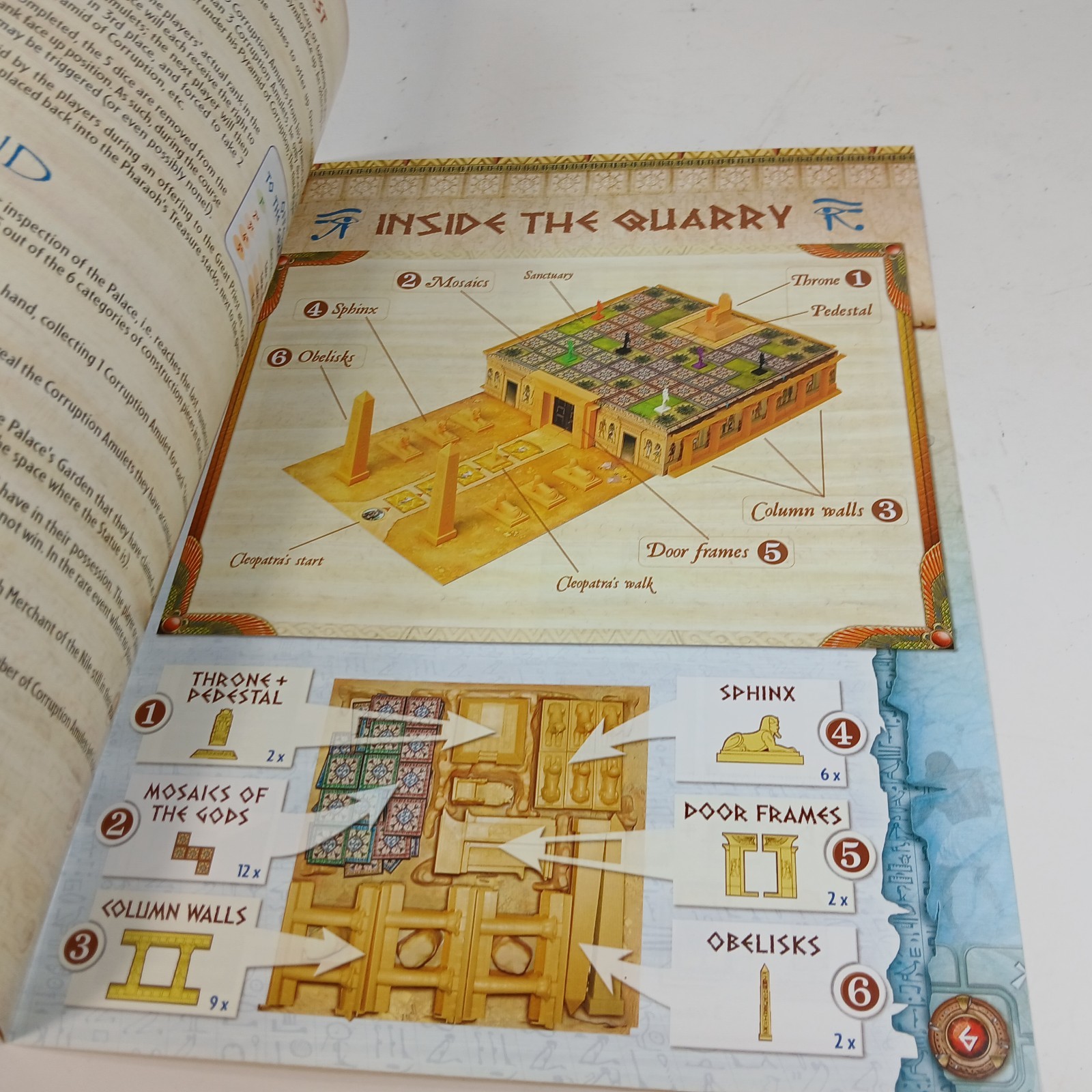 Cleopatra And The Society Of Architects REPLACEMENT PART – Instruction Manual