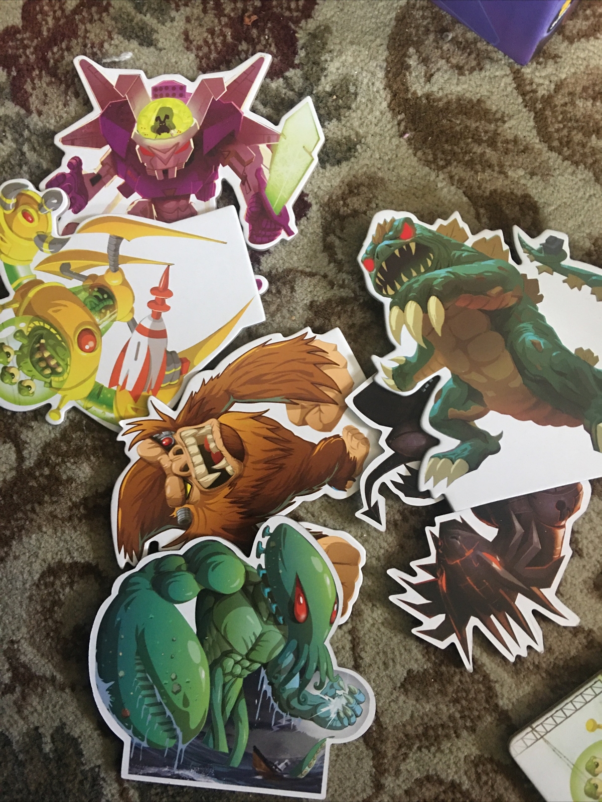Pre-owned King of Tokyo Richard Garfield Board Game 2015 – – Complete