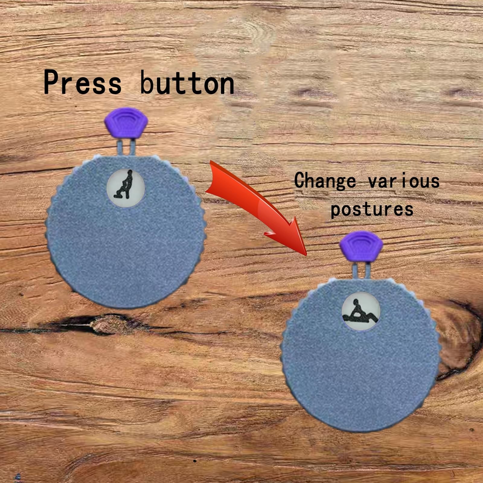 Adult Couples Sex Game Button Gyro with 3D Printed Various Sexual Positions …