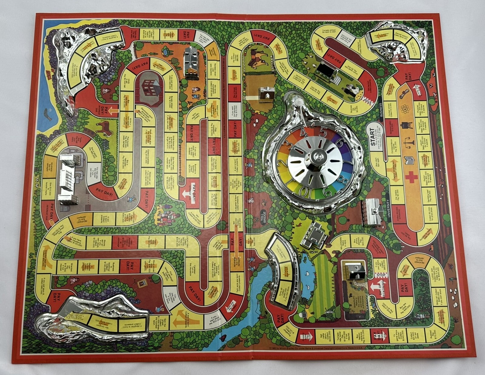 1982 Game of Life Silver Anniversary Edition New Old Stock Never Played 197/250