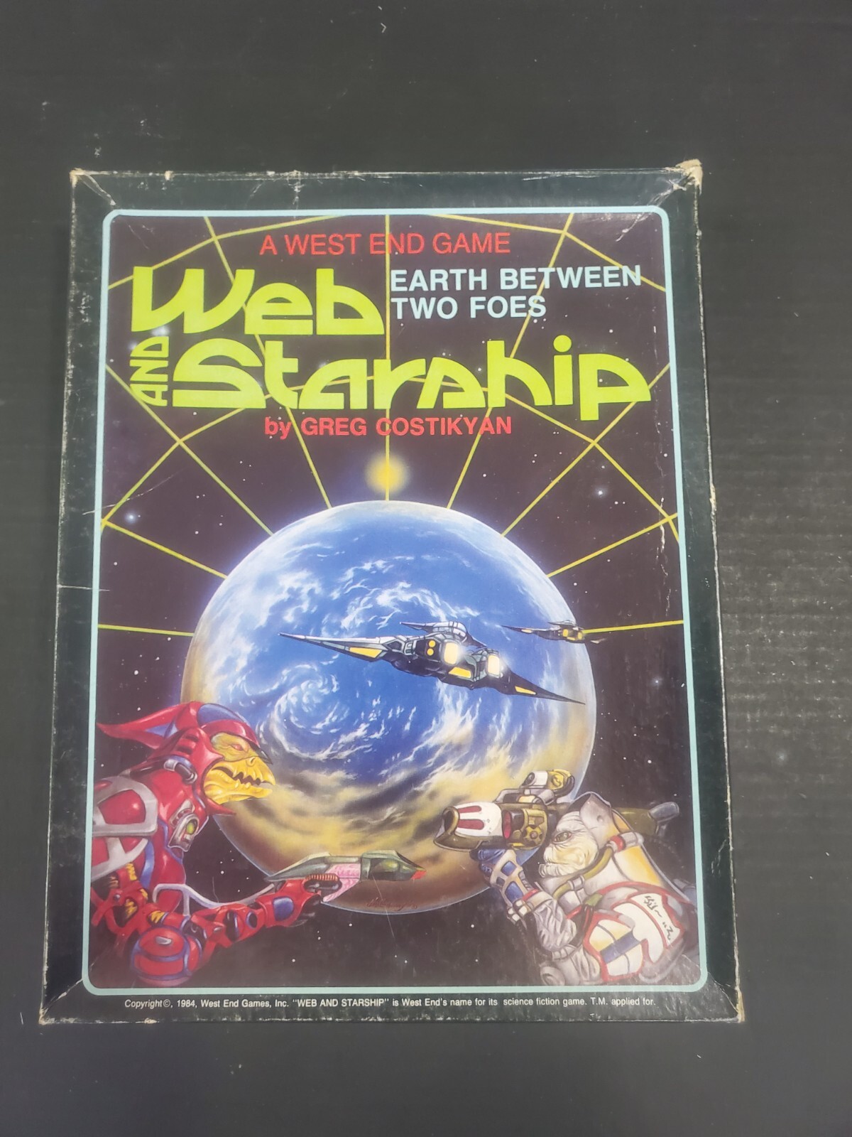 WEST END GAMES WEB AND STARSHIP COMPLETE UNPUNCHED FREE US SHIPPING