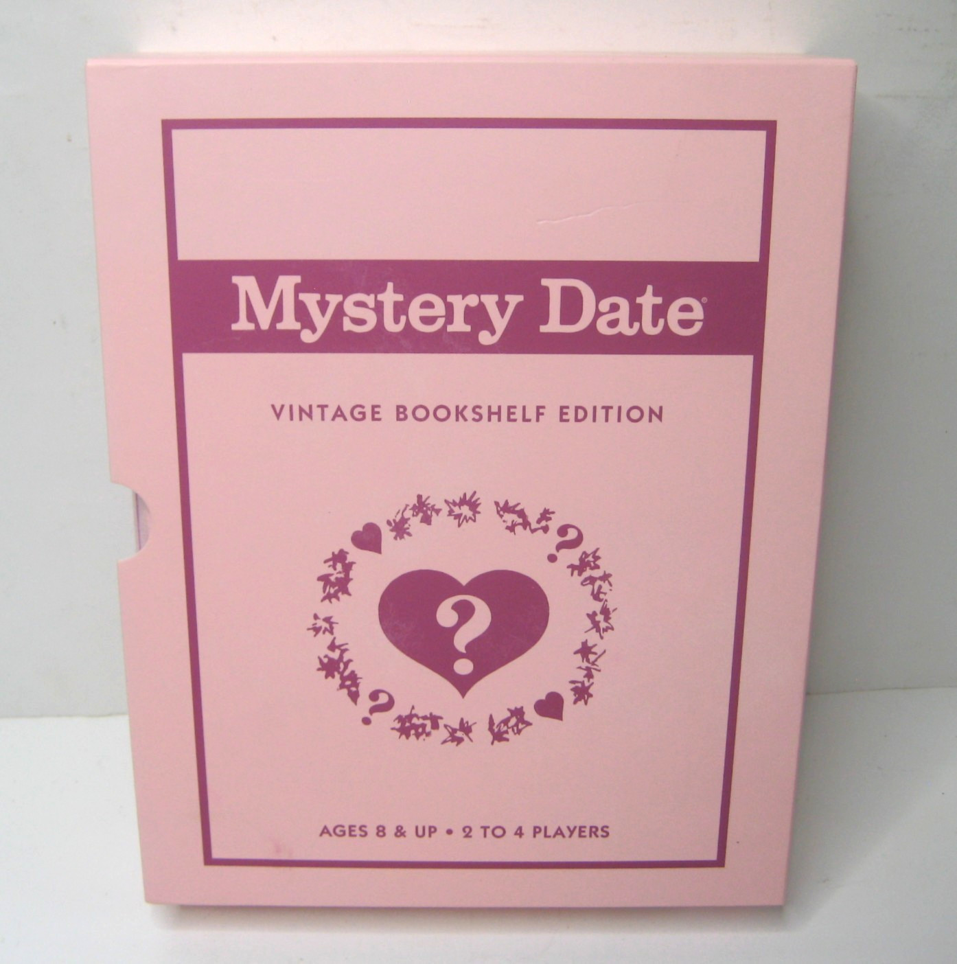 Mystery Date Vintage Bookshelf Edition Board Game Never Played with Sealed Cards