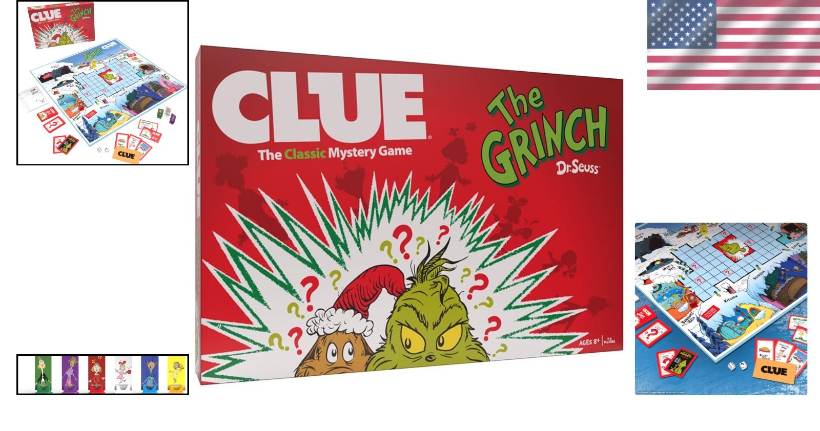 Discover Who Stole Christmas with CLUE: The Grinch Game – 60 Minutes of Fun