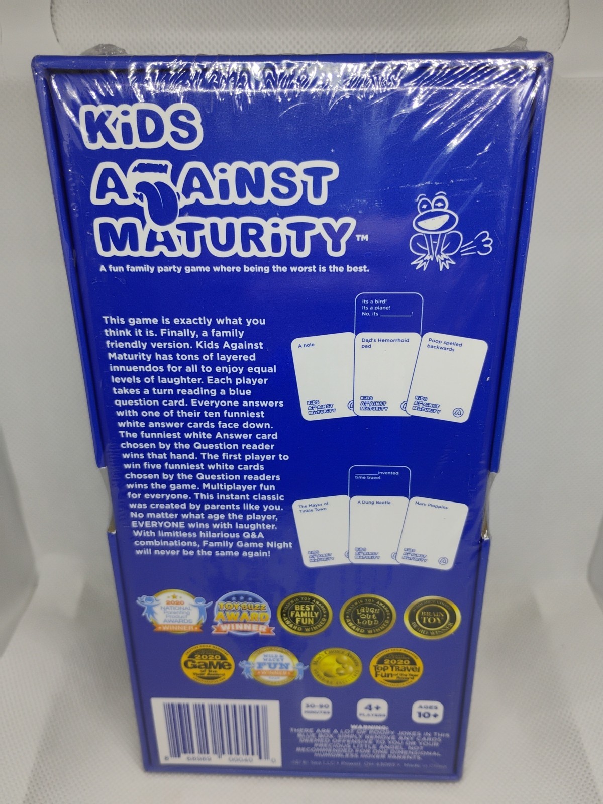Kids Against Maturity Card Game New Factory Sealed Family 4+ Players Ages 10+