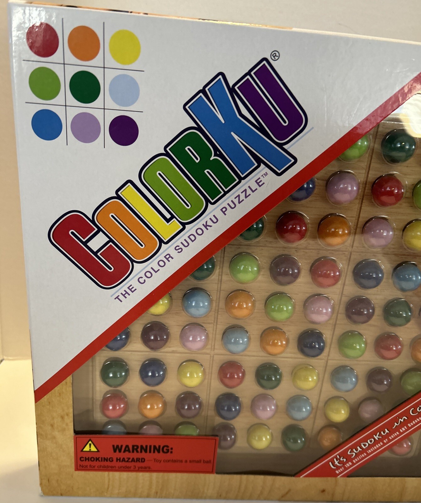 Colorku The Color Sudoku Puzzle Game Marbles Puzzle Cards & Solutions (B-T)