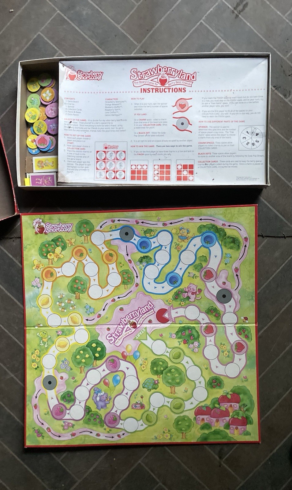Vintage Strawberry Shortcake Strawberryland Board Game – Rose Art