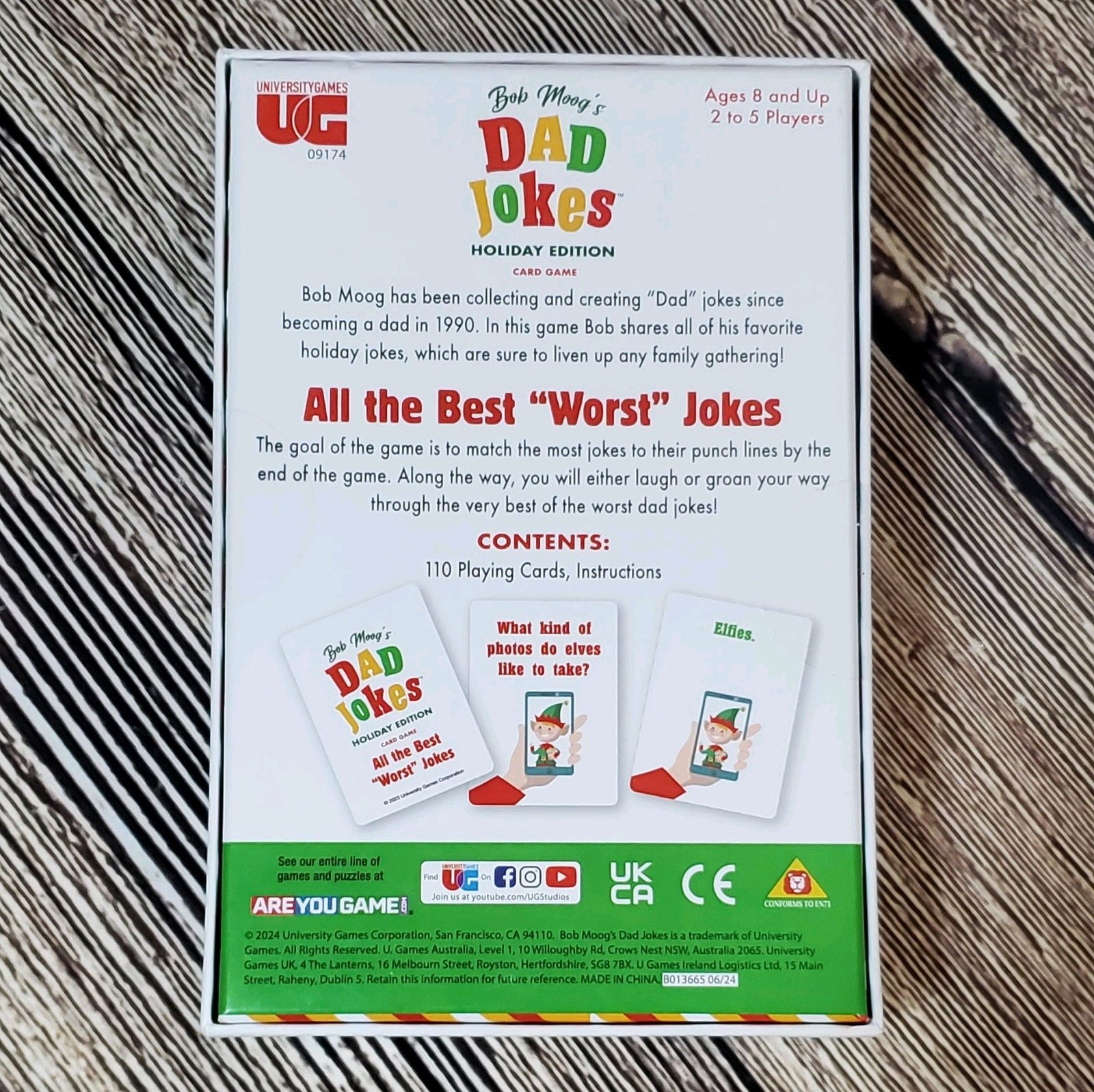 NEW Dad Jokes Matching Card Game Holiday Edition | Bob Moog’s