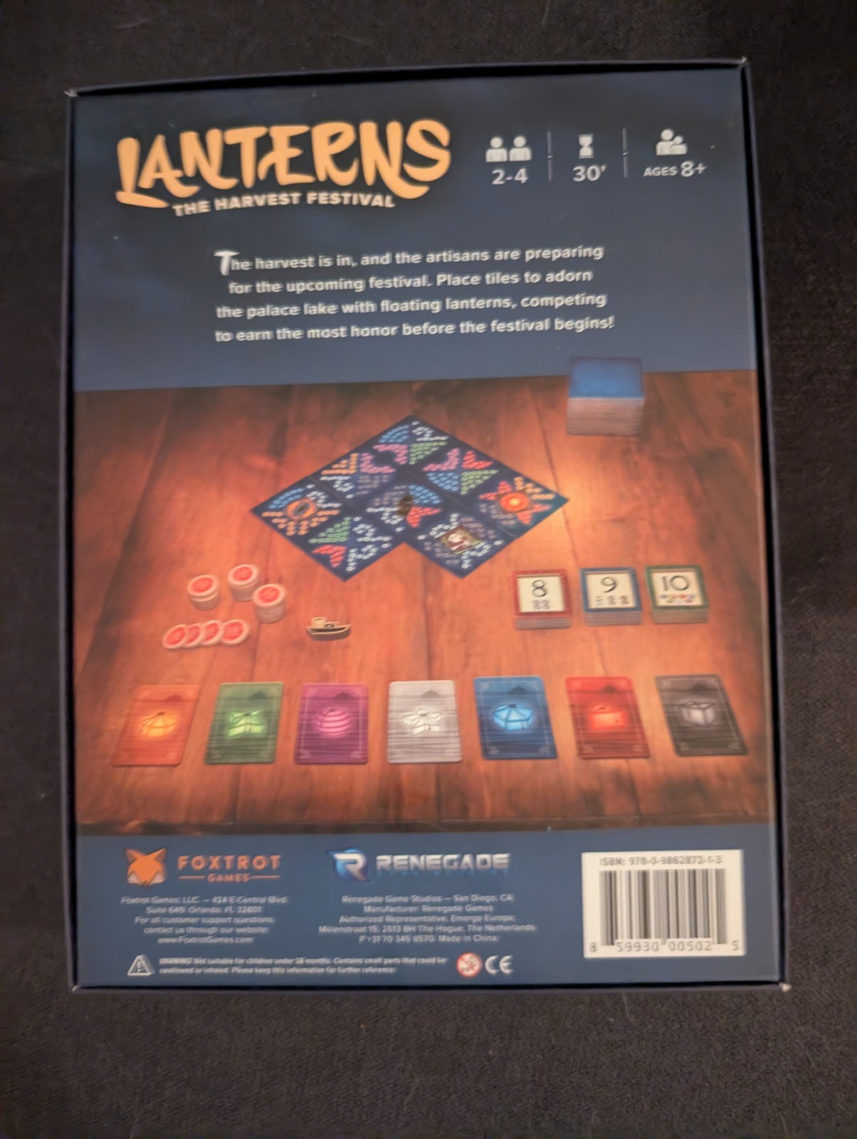 Lanterns: The Harvest Festival Board Game – 100% Complete Foxtrot Games