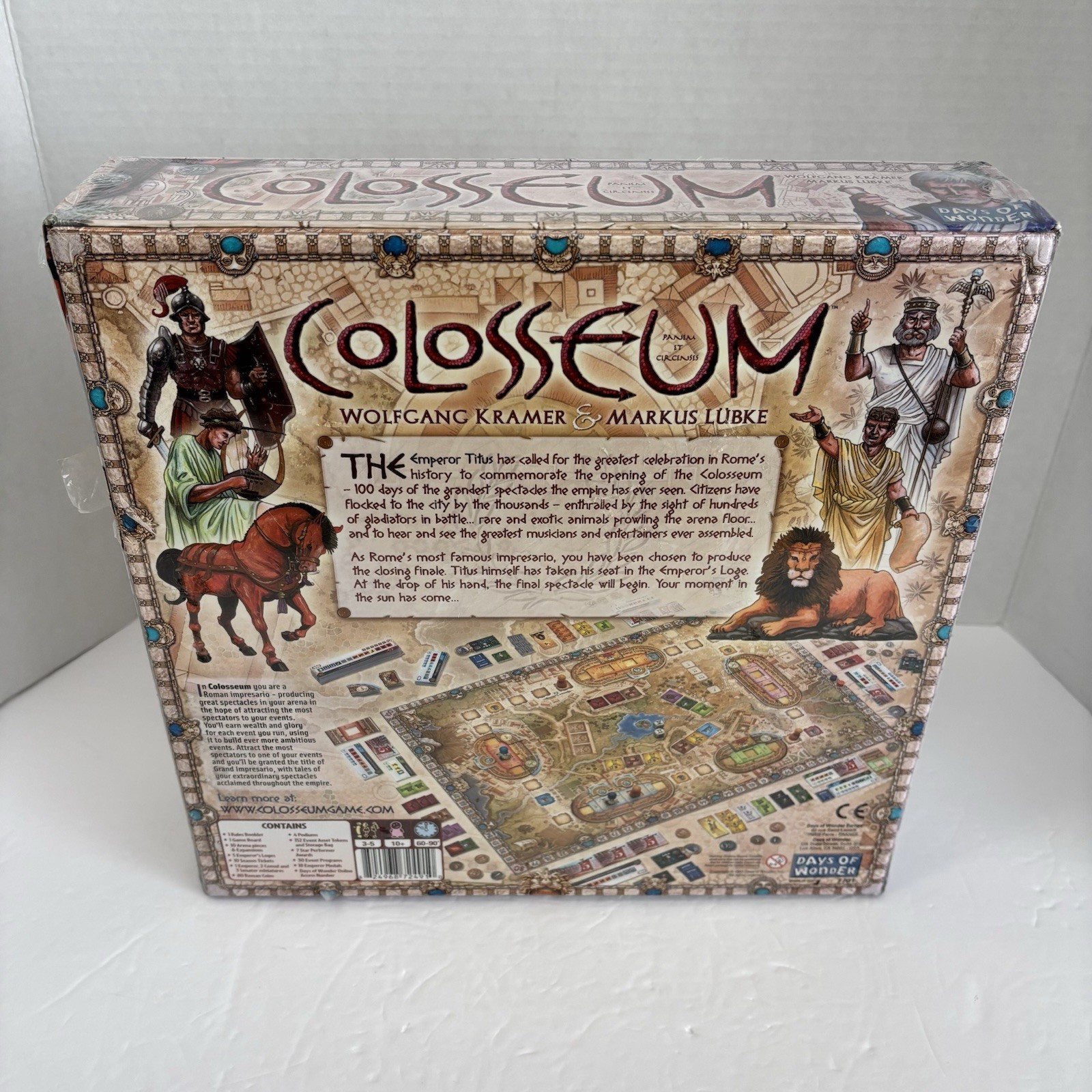 NEW Colosseum – Days of Wonder Board Game Sealed 2007