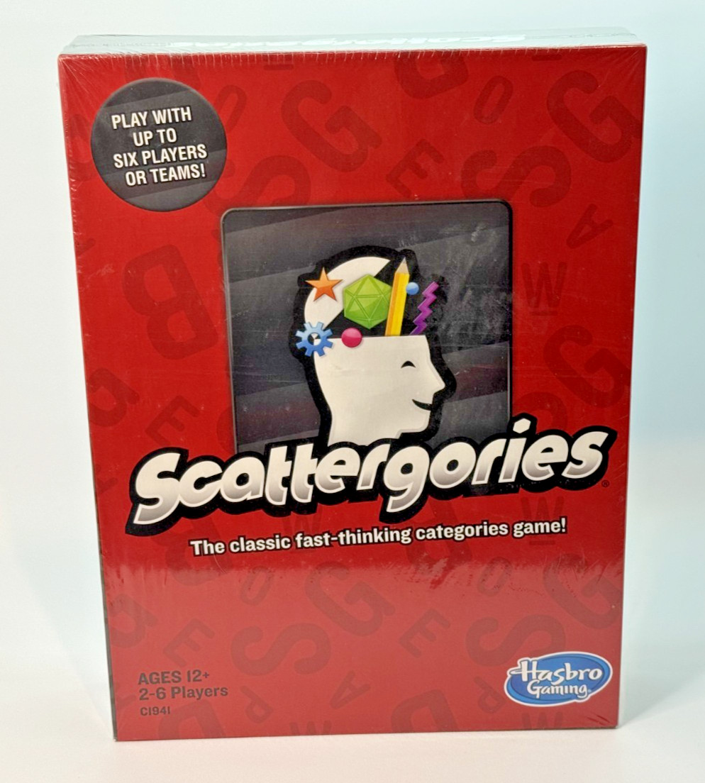 Scattergories by Hasbro Gaming | 2016 | C1941 | Ages 12 & Up | NEW SEALED!