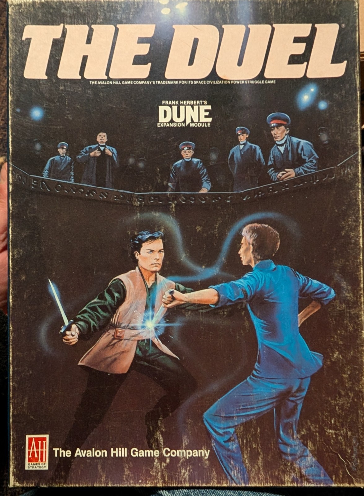Avalon Hill Game Company Frank Herberts Dune Sting Cover And The Duel Never Used