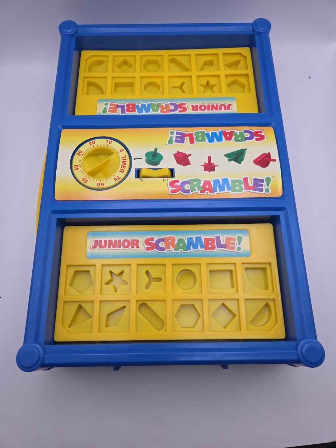 SCRAMBLE! Board Game COMPLETE 2007 Hilco Corp 1-2 Players Junior Version Incl