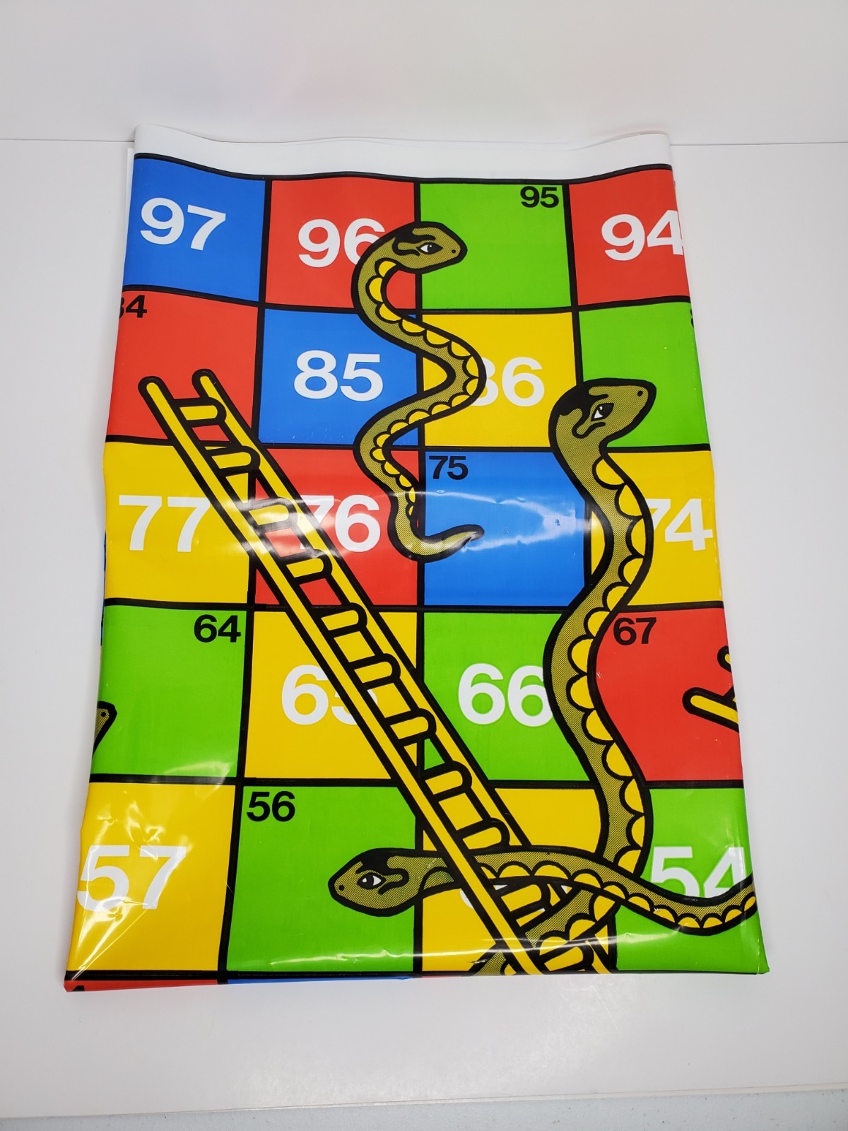 Spears Games Vintage Giant Snakes & Ladders 1984 Giant Floor Size Mat 3′ X 3′