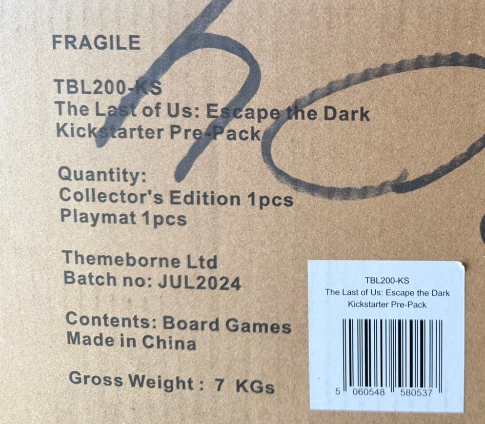The Last of Us Escape the Dark Collectors Edition All-in Bundle Kickstarter Game