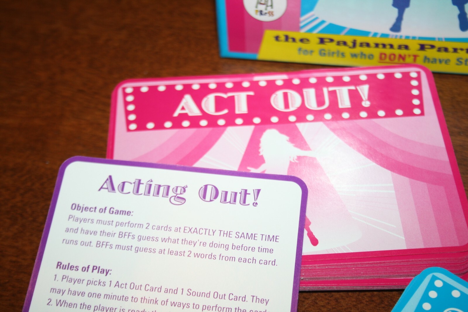Acting Out! The Pajama Party Game For Girls Who Don’t Have Stage Fright!