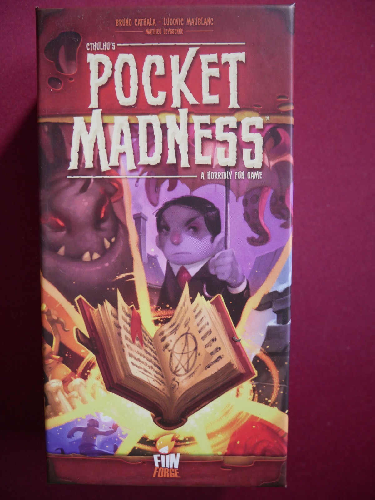 Pocket Madness Fun Forge A Horribly Fun Card Game Cthulhu Bruno Cathala
