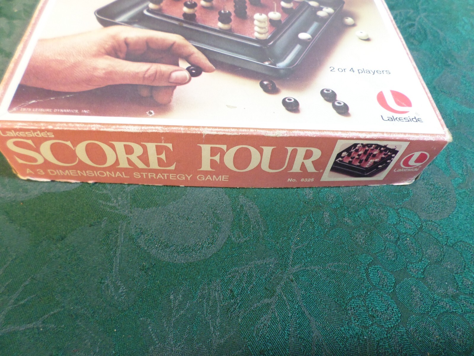 1975 Leisure Dynamics Lakeside Score Four Game w/Box-Ages 8 to Adults-#8325