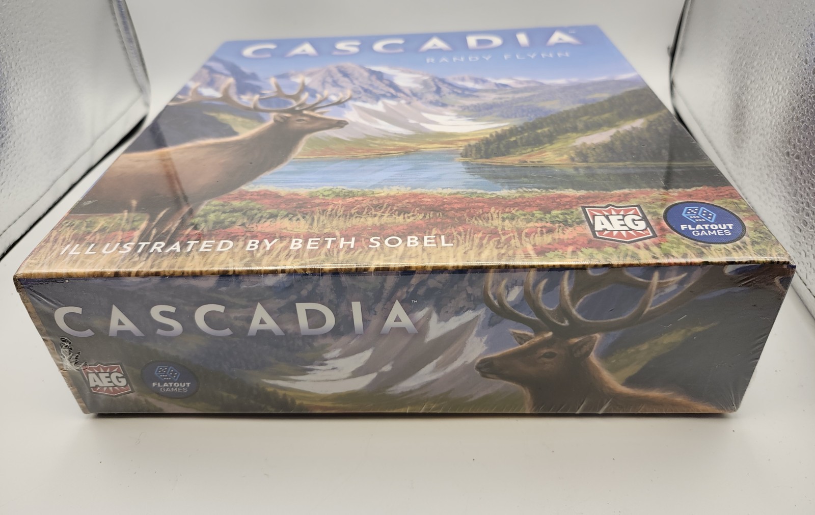 Cascadia Board Game Pacific Northwest New Sealed Beth Sobel Alderac Flatout Game