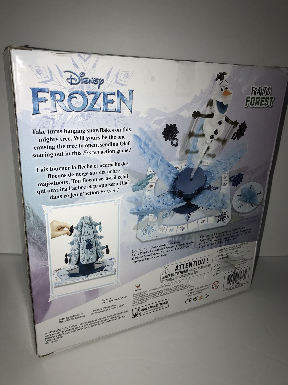 Disney Frozen Frantic Forest Olaf Game By Cardinal New