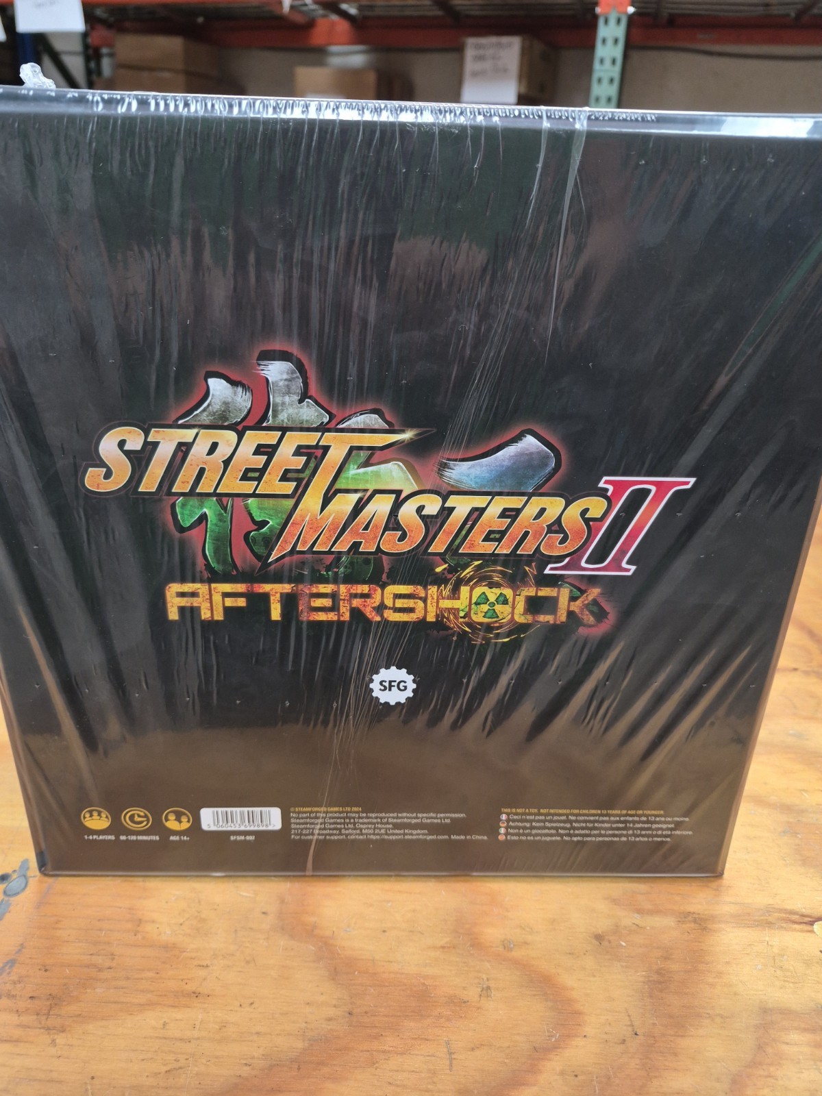 Street Masters Board Game AFTERSHOCK II KS BOX NEW