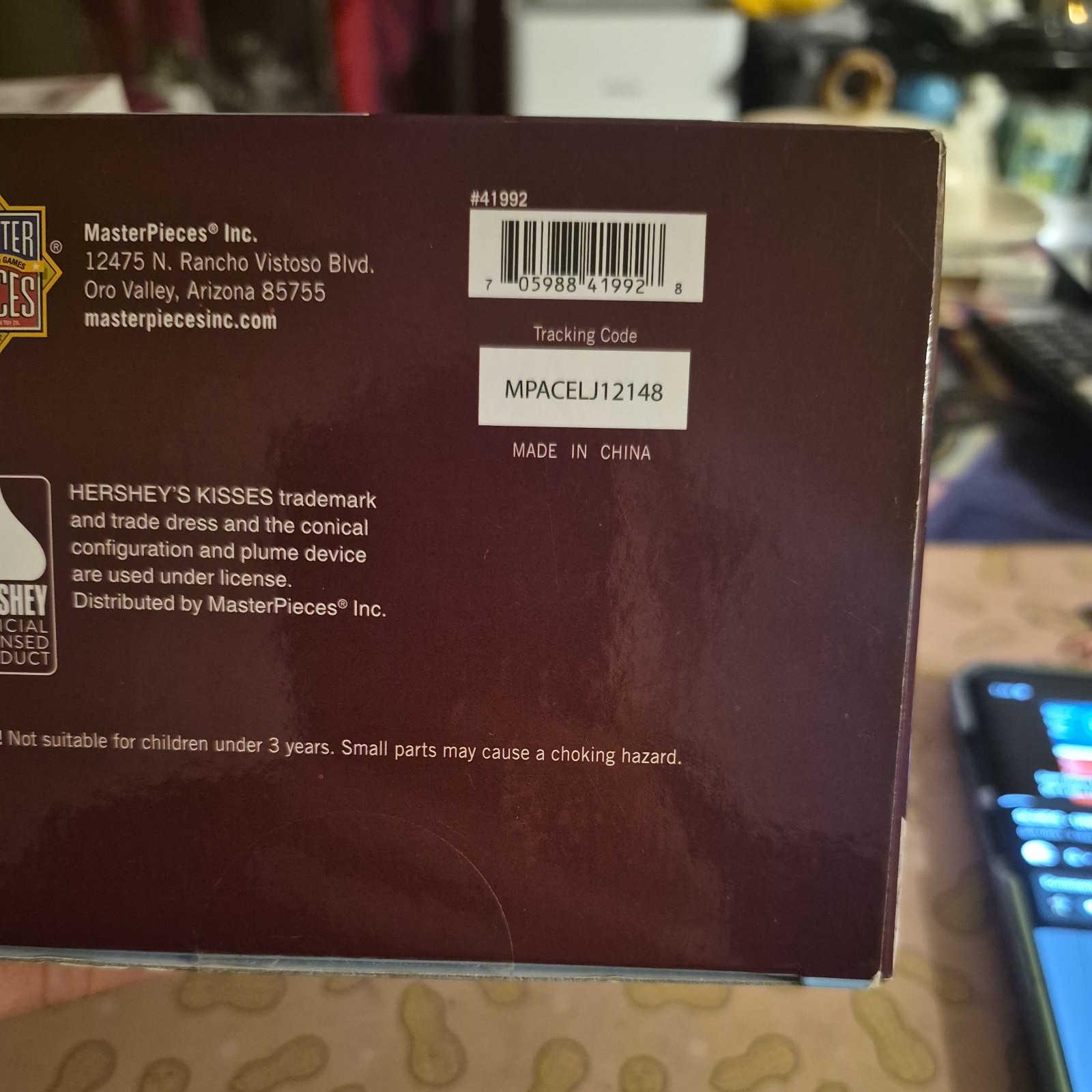 MasterPieces Hershey’s Kisses Officially Licensed Shake It Up! Dice Game New Box